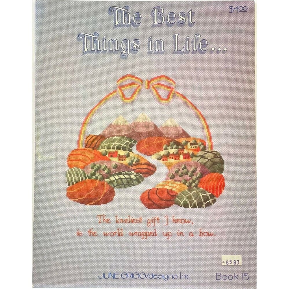 June Grigg Designs Counted Cross Stitch The Best Things In Life Book 15 Vintage
